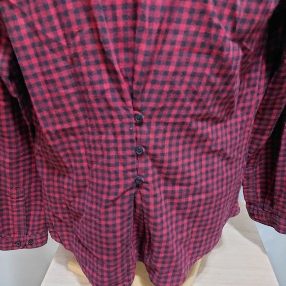 Women's red Plaid blouse Woolrich Small - Picture 3 of 5